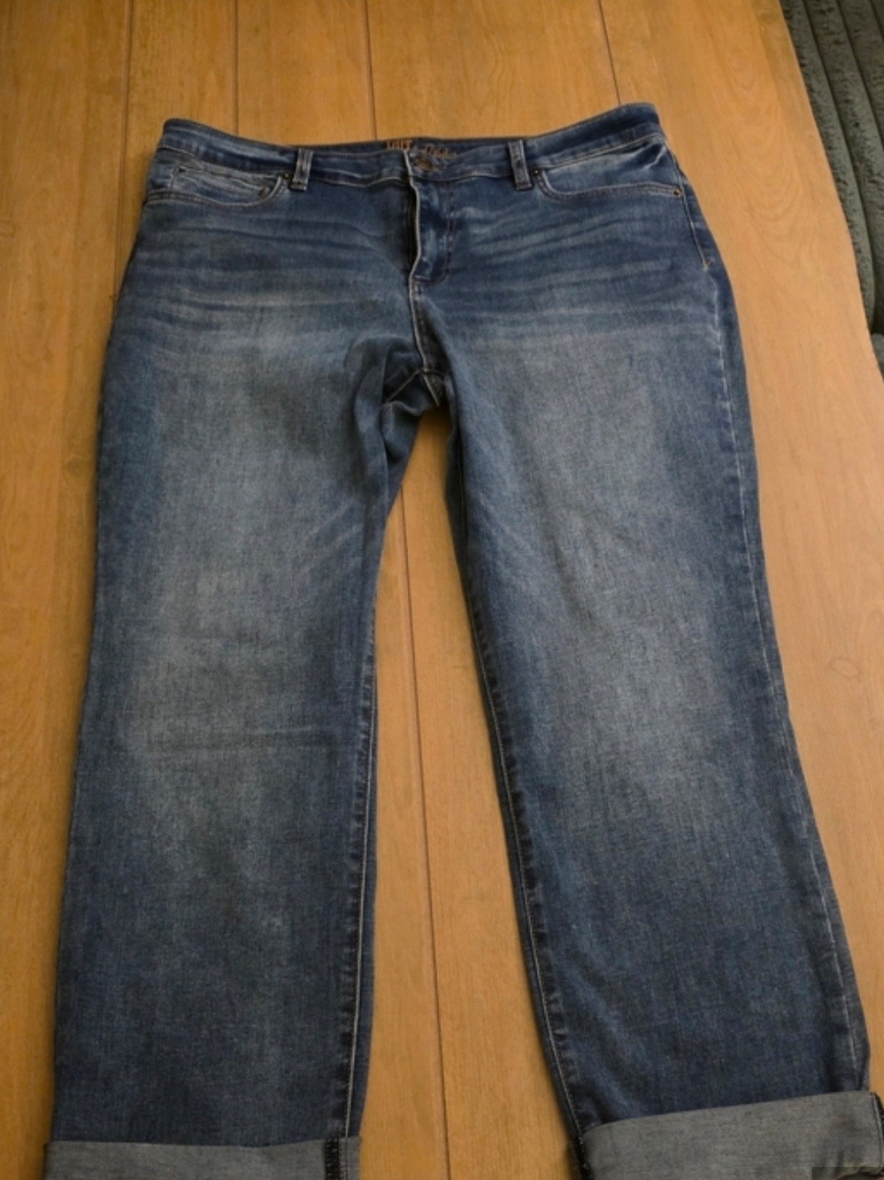 Kut from the Kloth Women's Dark Blue Boyfriend Jeans - Women's 16